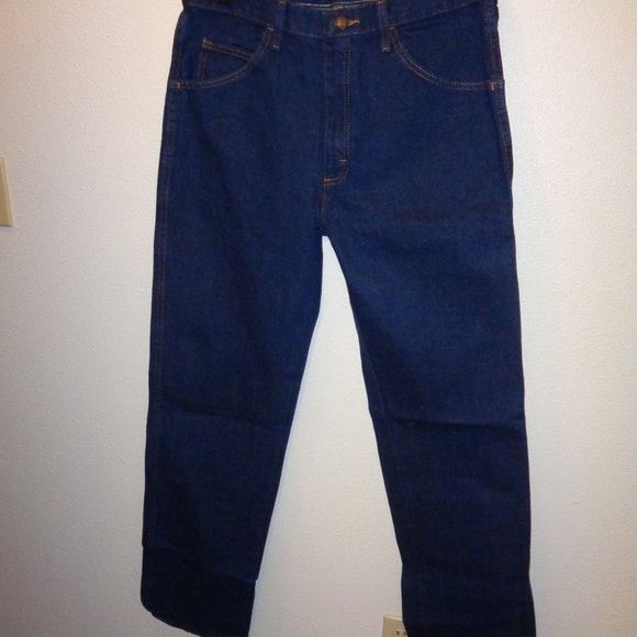 Rustler Men's Jeans Size 34 x 32 Regular Fit Straight Leg X-TRA Rugged - Picture 6 of 10